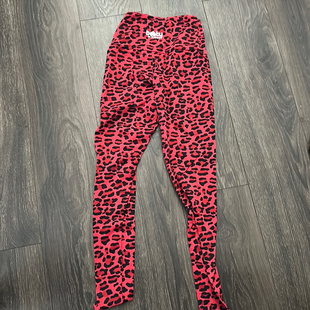Booty by brabants red leopard leggings
